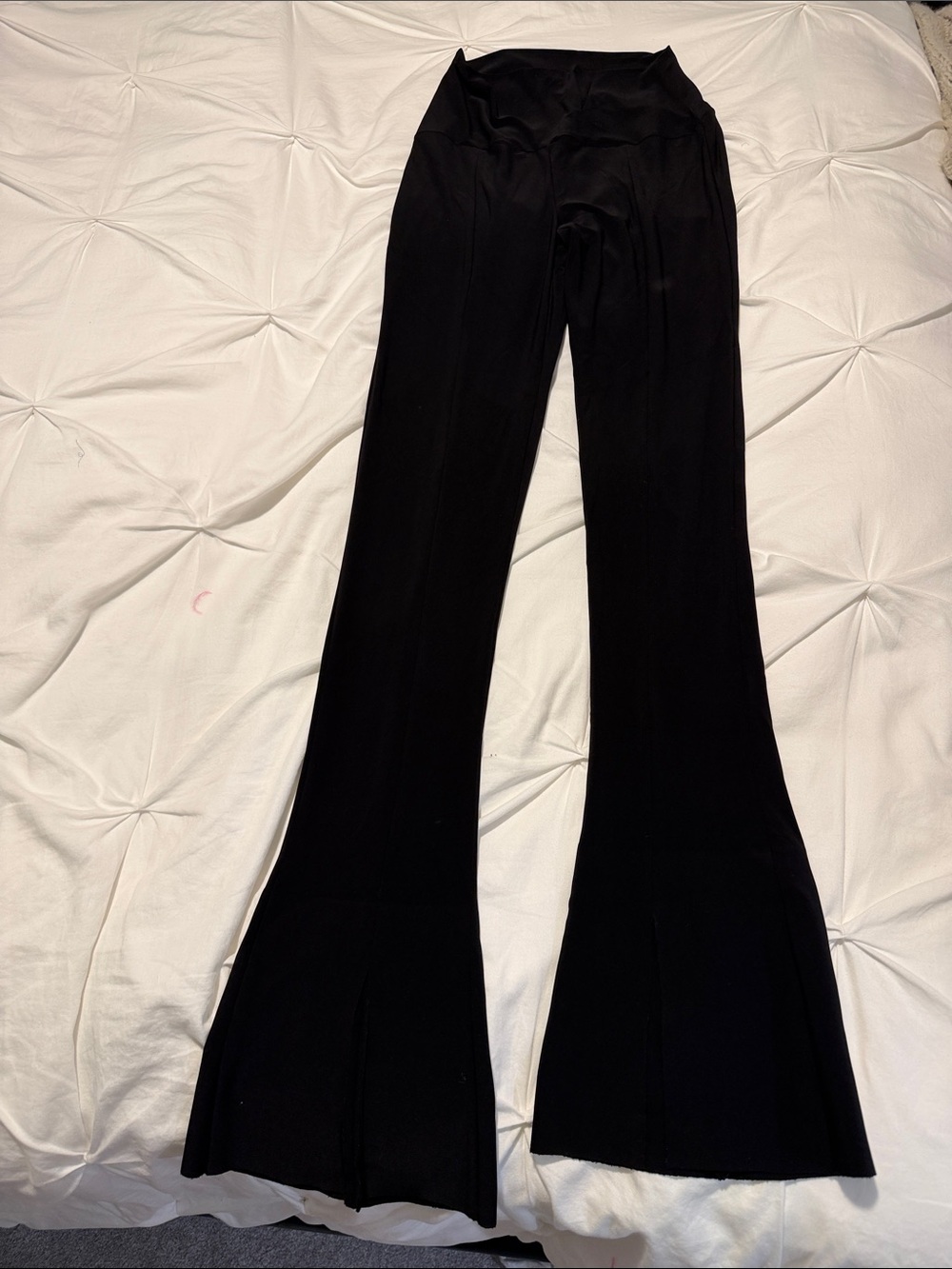 Norma Kamali Black Flared Pants